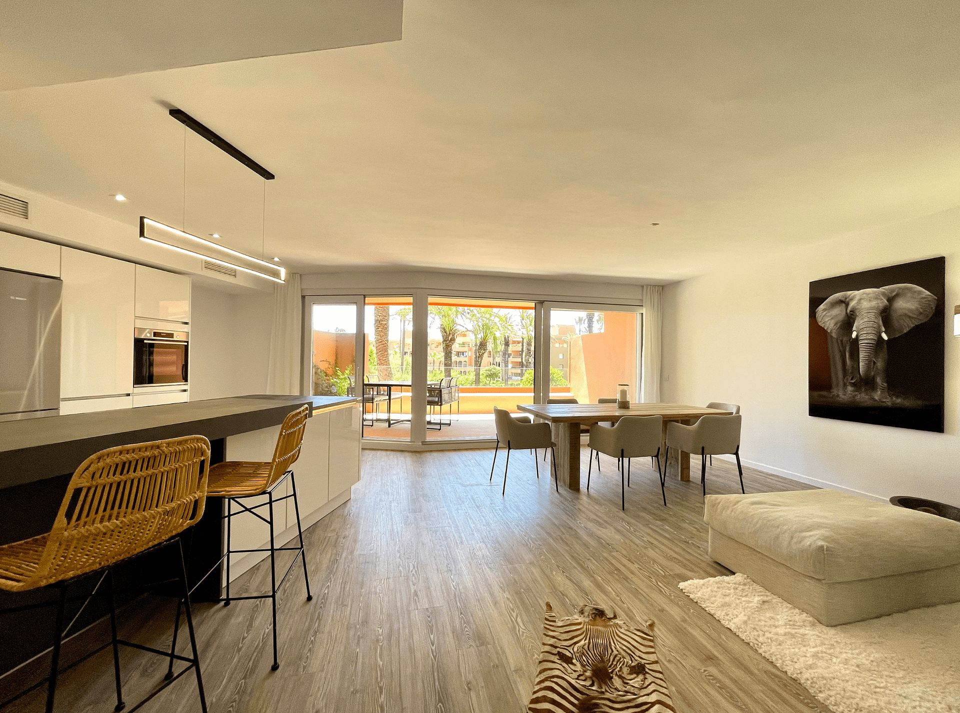 Luxurious interior of a Sotogrande Real estate villa showcasing upscale features and amenities.